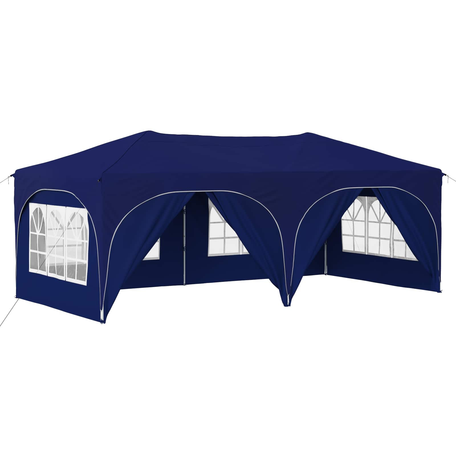 Pop-up Partyzelt 575 x 288 x 245 cm Creme Oxford-Stoff