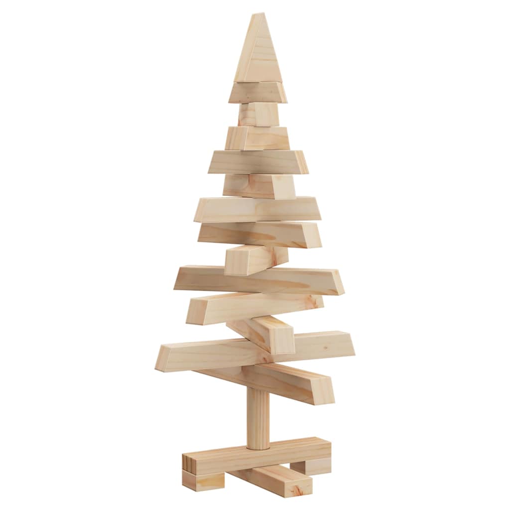 Weihnachtsbäume mit Ständer Natur 60 cm Massivholz Kiefer