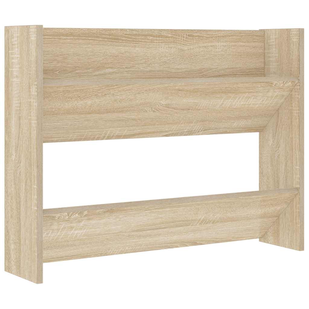 Wand-Schuhschränke 4 Stk. Weiß 60x18x60 cm Holzwerkstoff