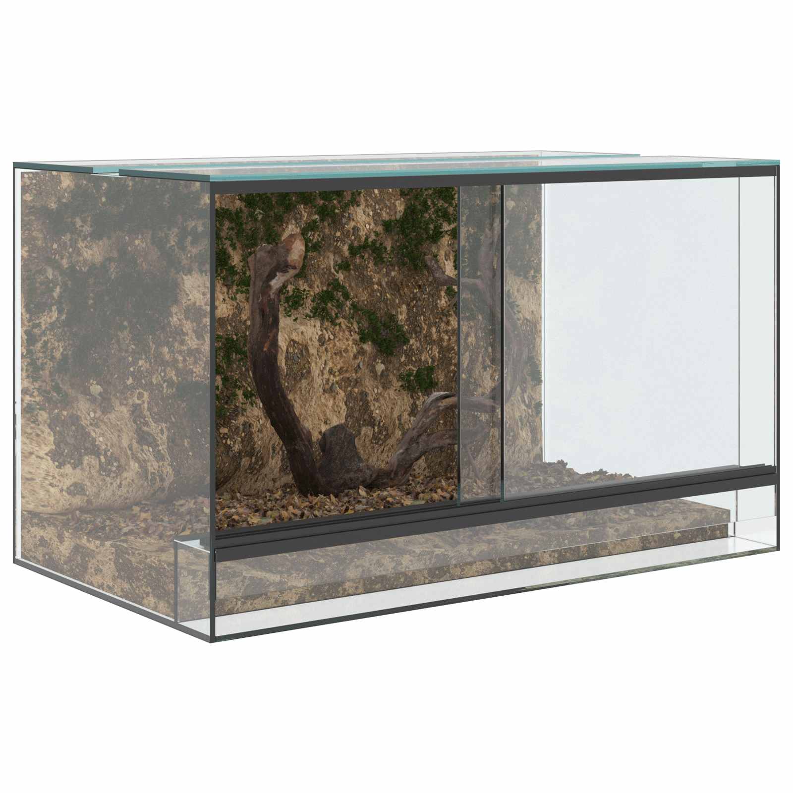 Terrarium mit Speicher Transparent 30 x 30 x 30 cm Glas