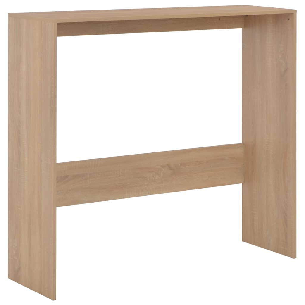 Bartisch mit 2 Tischplatten Weiß 130x40x120 cm