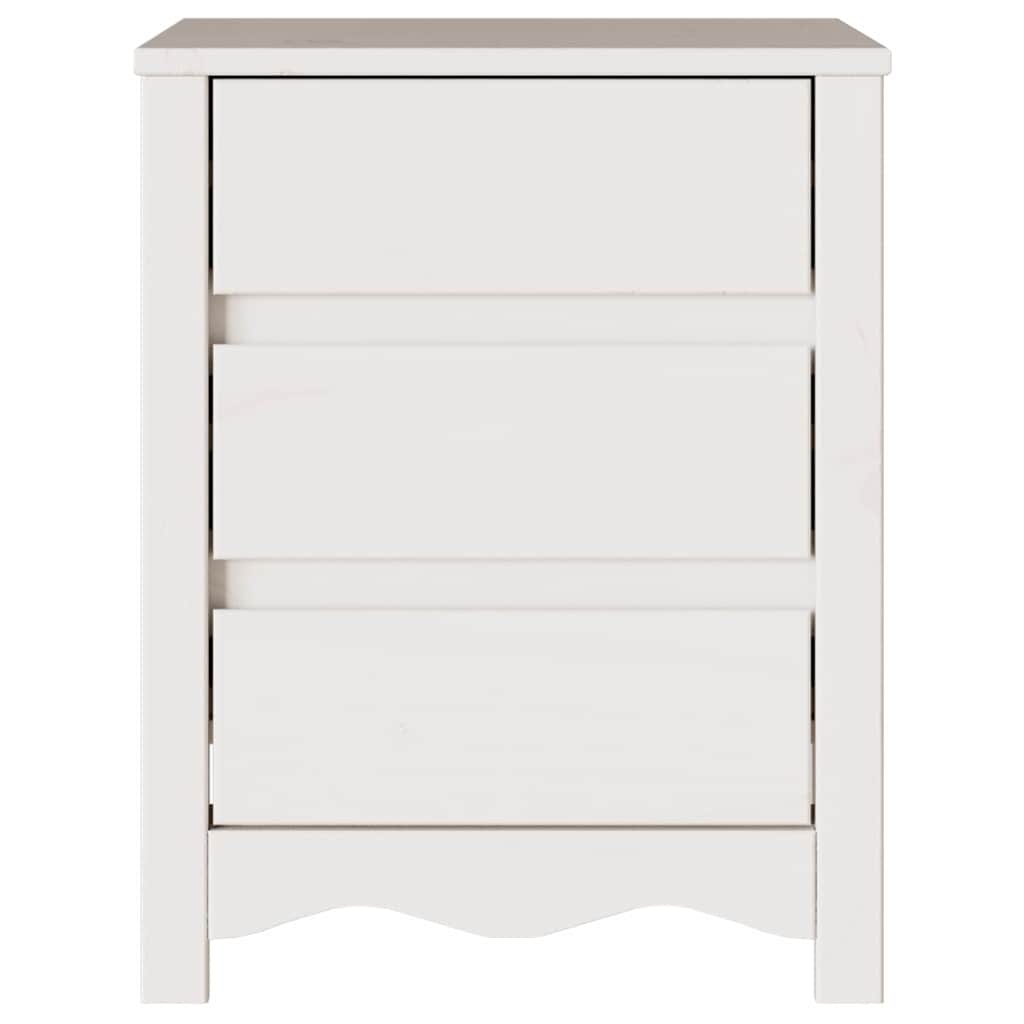 Couchtisch Drammen Eiche 45 x 35 x 56 cm Massives Kiefernholz