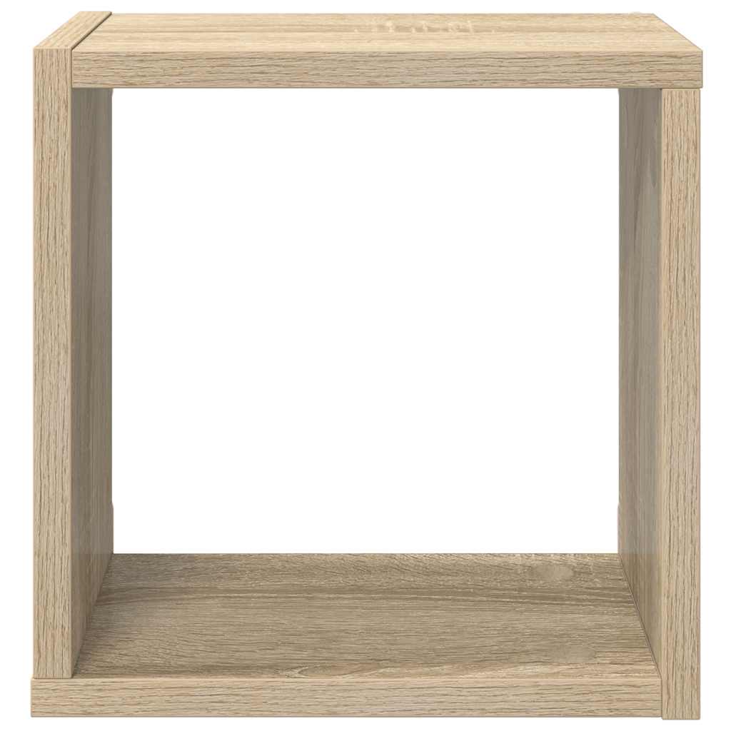 Würfelregale 2 Stk. Weiß 30x15x30 cm