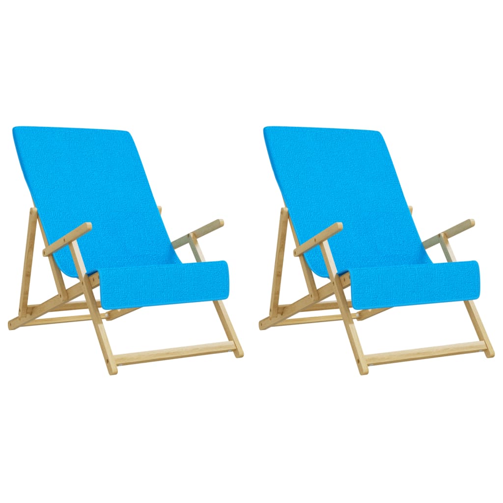 Strandtücher 4 Stk. Weiß 60x135 cm Stoff 400 GSM