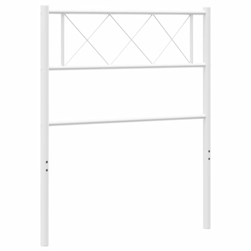Ersatz-Kopfteil Metall Schwarz 100 cm