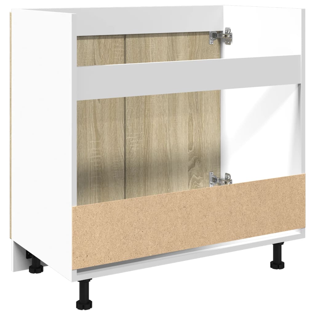 Unterschrank Lyon Weiß 60x46x81,5 cm Holzwerkstoff