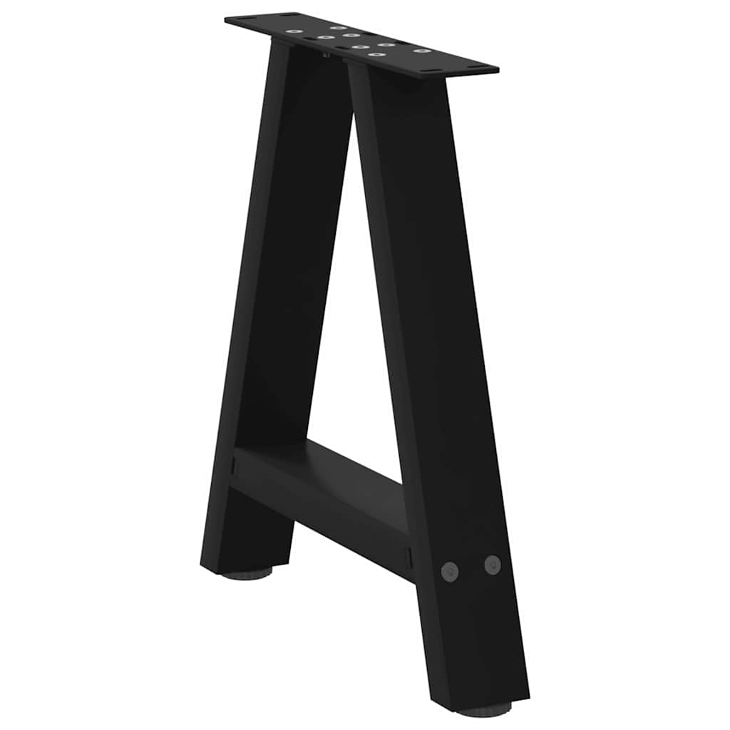 Couchtischbeine A-Form 2 Stk. 30x(30-31) cm Stahl