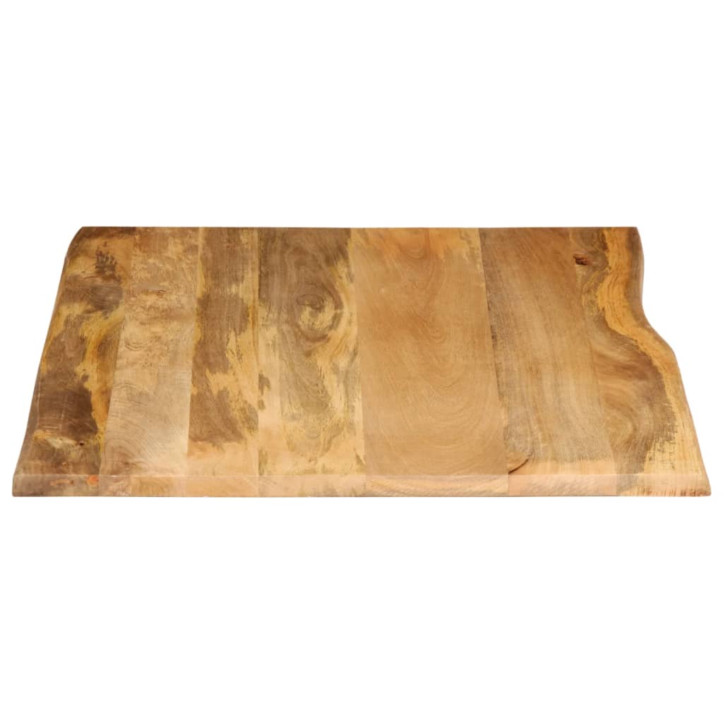 Tischplatte 40x40x2,5 cm Rechteckig Massivholz Akazie Baumkante