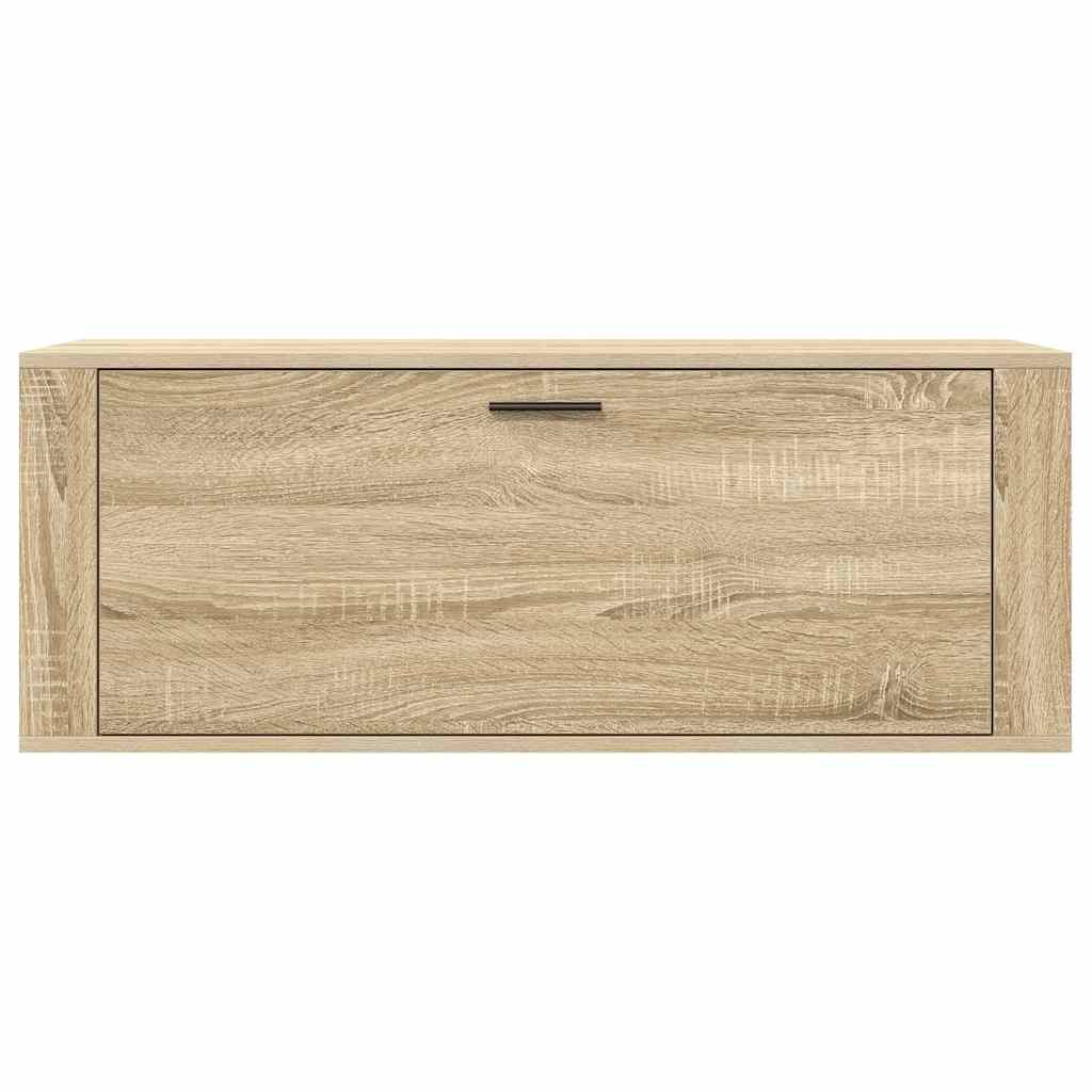 Wand-Schuhschrank Weiß 100x35x38 cm Holzwerkstoff