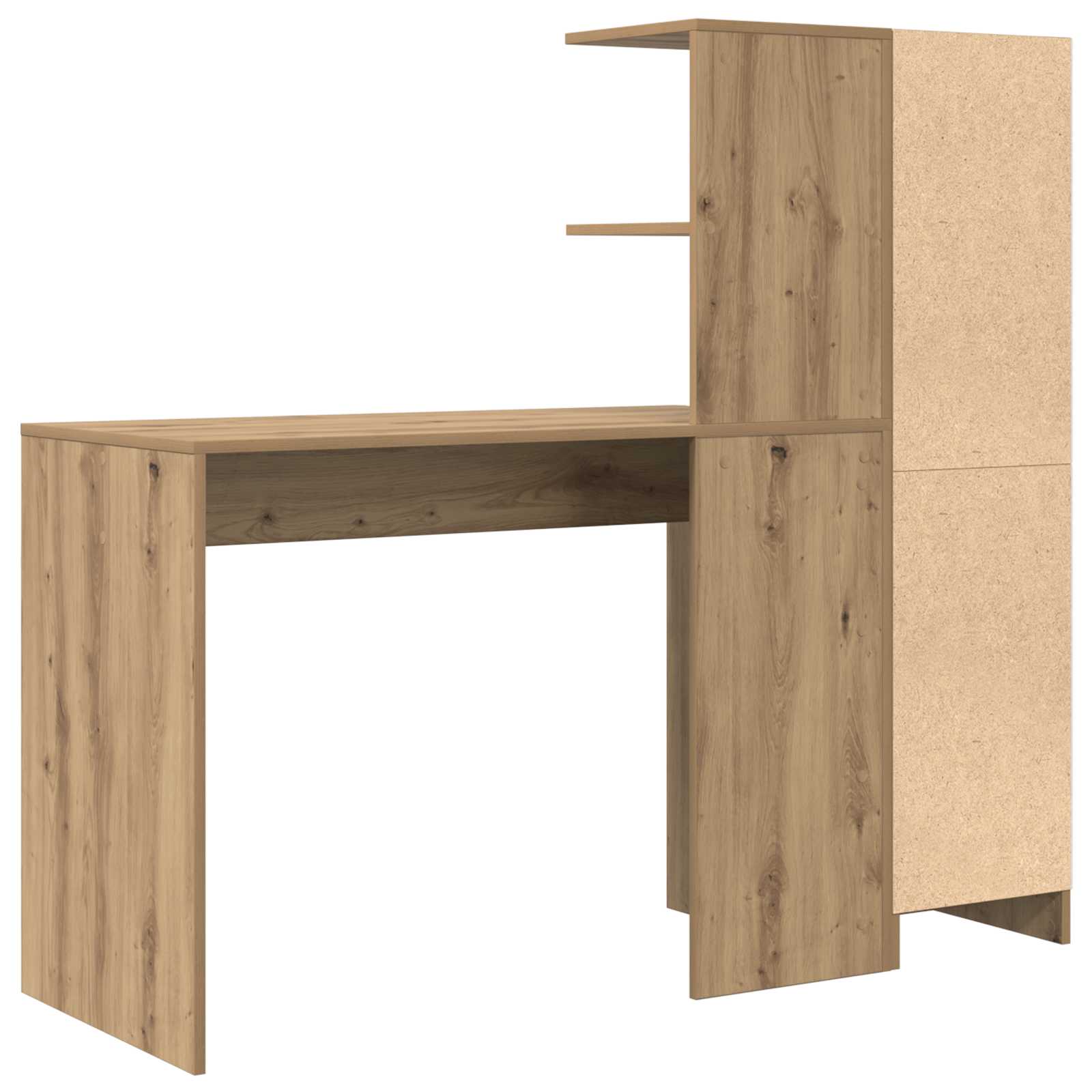 Schreibtisch 2 pcs Beton Grau