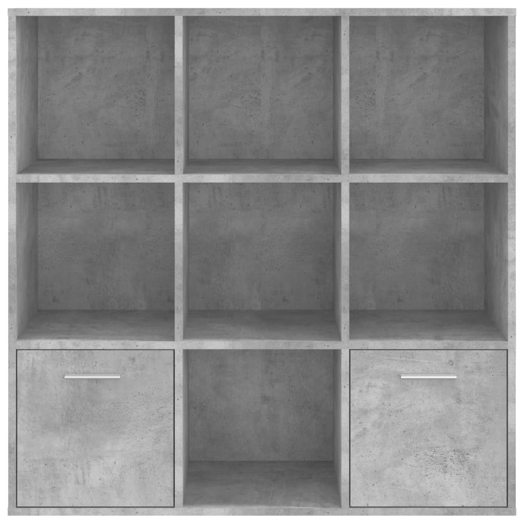 Bücherregal Weiß 98x30x98 cm Holzwerkstoff