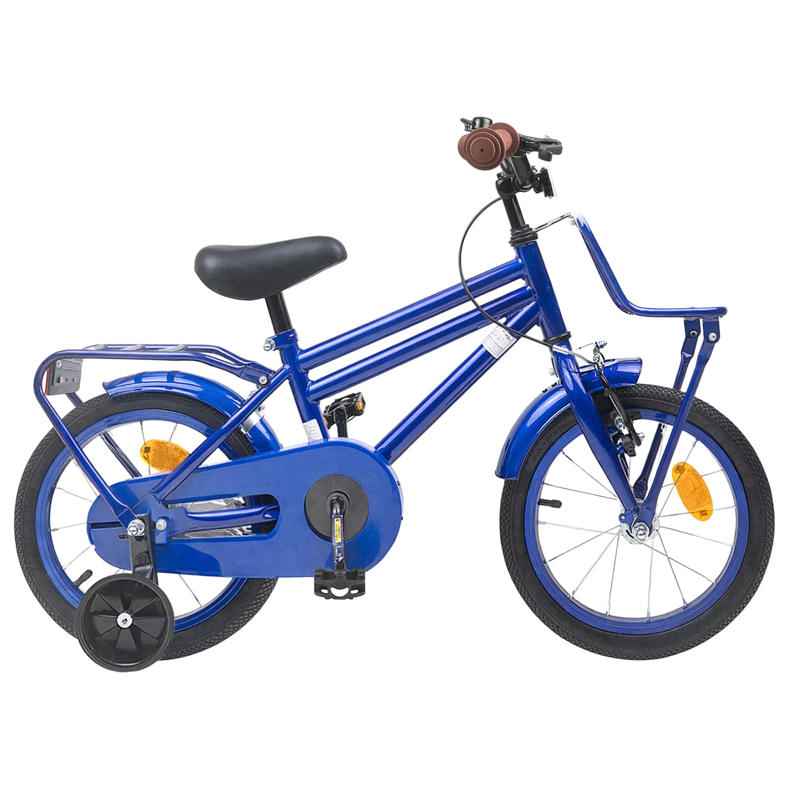 Kinderfahrrad 18 Zoll für 5-7 Jahre alt Schwarz