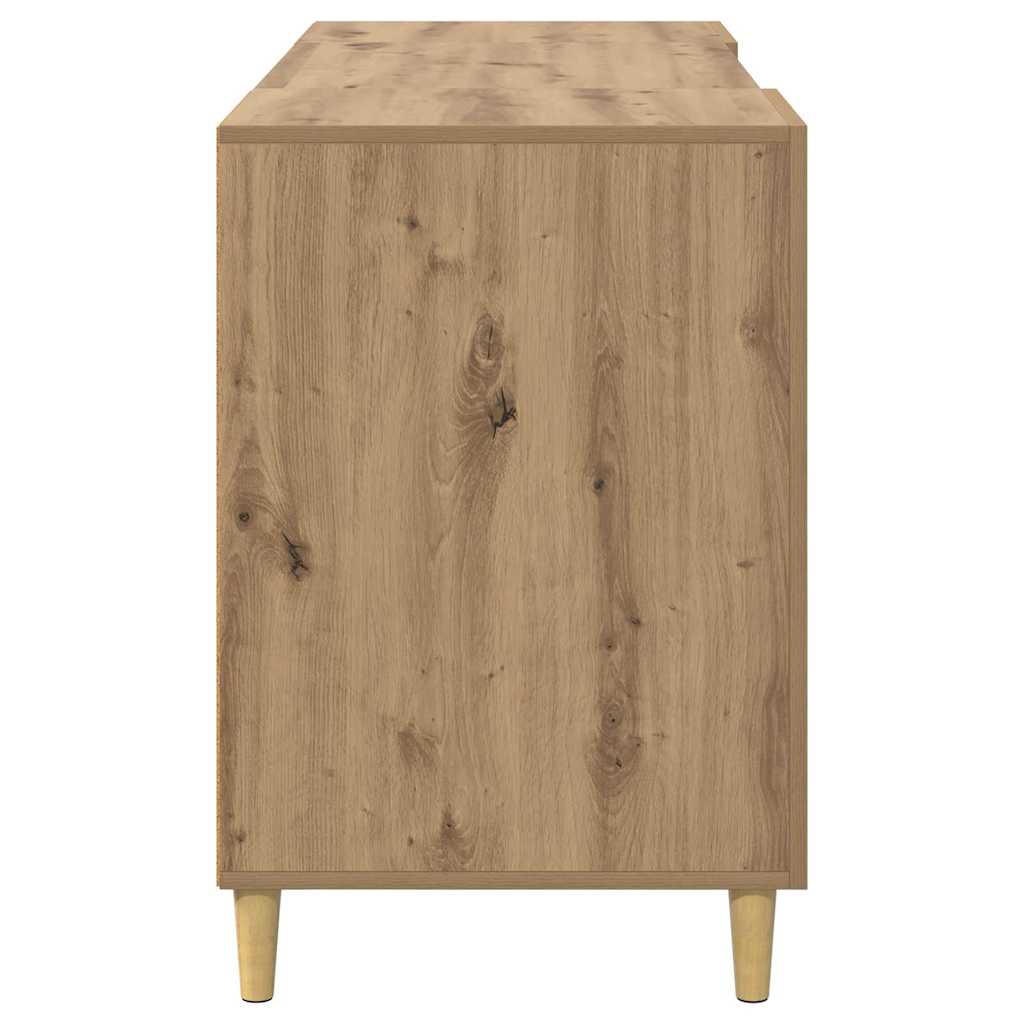 Schreibtisch Weiß 140x50x75 cm Holzwerkstoff