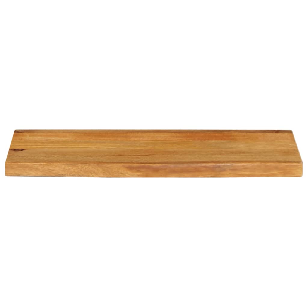 Wandregal 40x20x2,5 cm Rechteckig Massivholz Akazie Baumkante