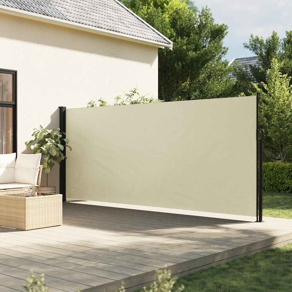 Seitenmarkise Ausziehbar Schwarz 100x300 cm