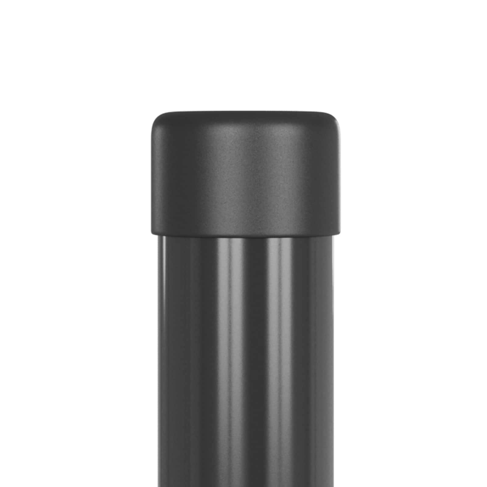 Zaunpfosten 2 pcs Grün 50 cm Pulverbeschichteter Stahl