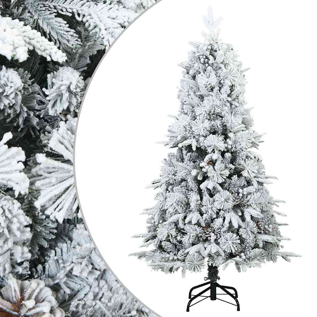 Künstlicher klappbarer Weihnachtsbaum mit Ständer Grün 120 cm
