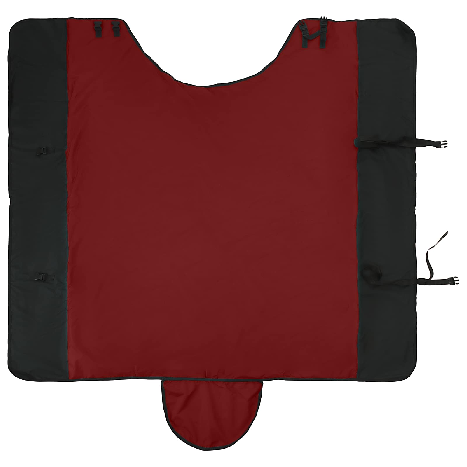 Pferdedecke Dunkelgrün und Schwarz 75 cm Polyester