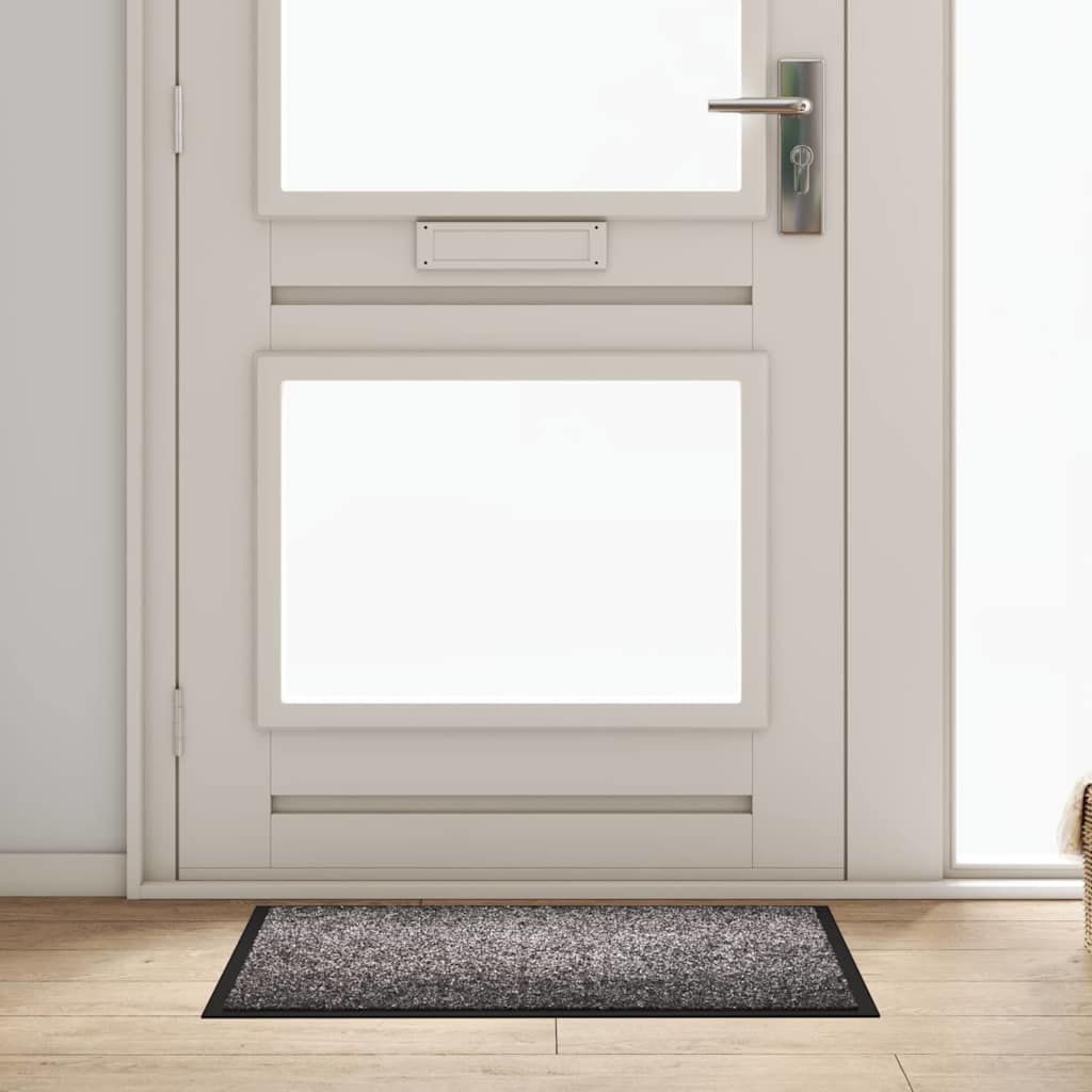 Fußmatte Anthrazit 60 x 40 x 1,2 cm Teddystoff