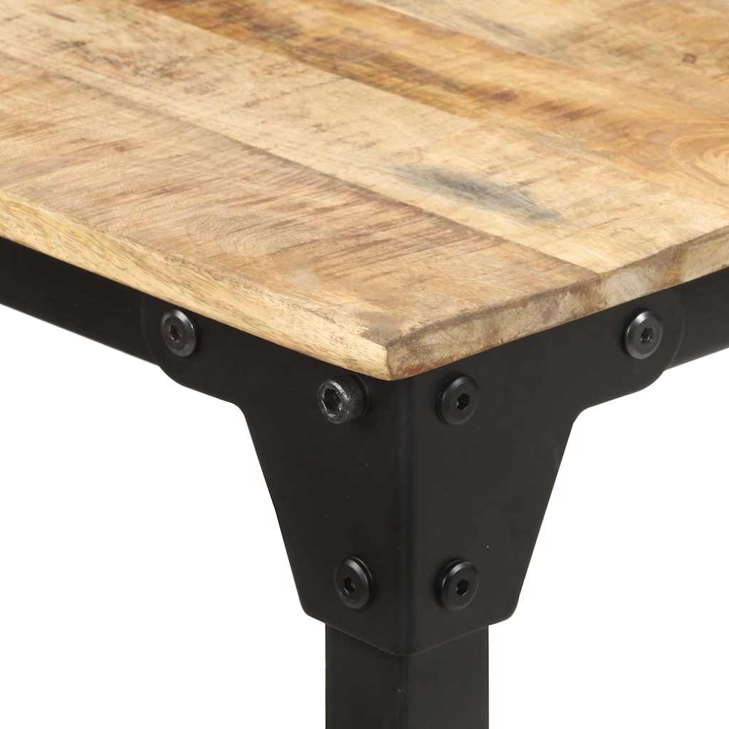Esstisch 140x70x76 cm Raues Mangoholz