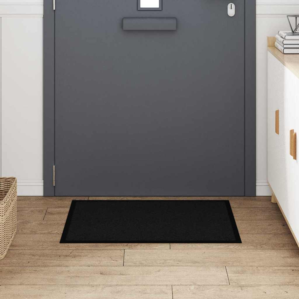 Fußmatte Anthrazit 60 x 40 x 1,2 cm Teddystoff