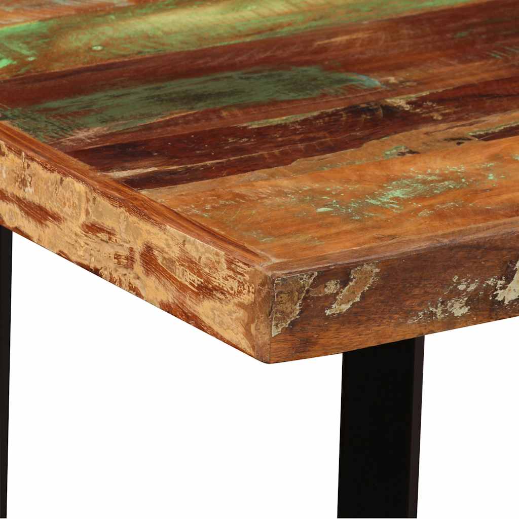 3-tlg. Bar-Set Altholz Massiv, Echtleder und Canvas