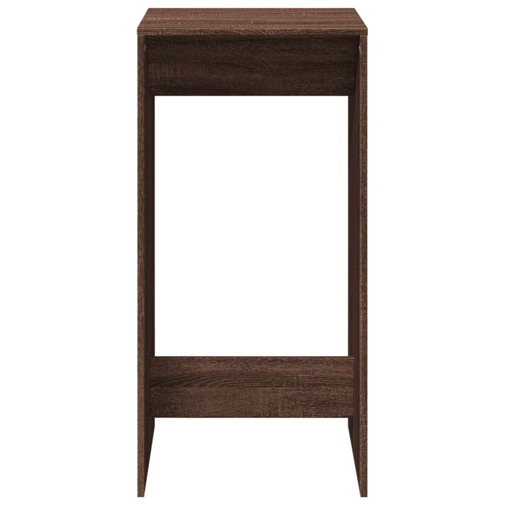 Bartisch Schwarz Eichen-Optik 102 x 50 x 103,5 cm Holzwerkstoff