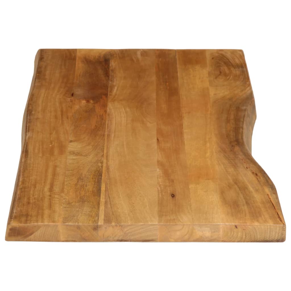 Tischplatte 40x40x2,5 cm Rechteckig Massivholz Akazie Baumkante
