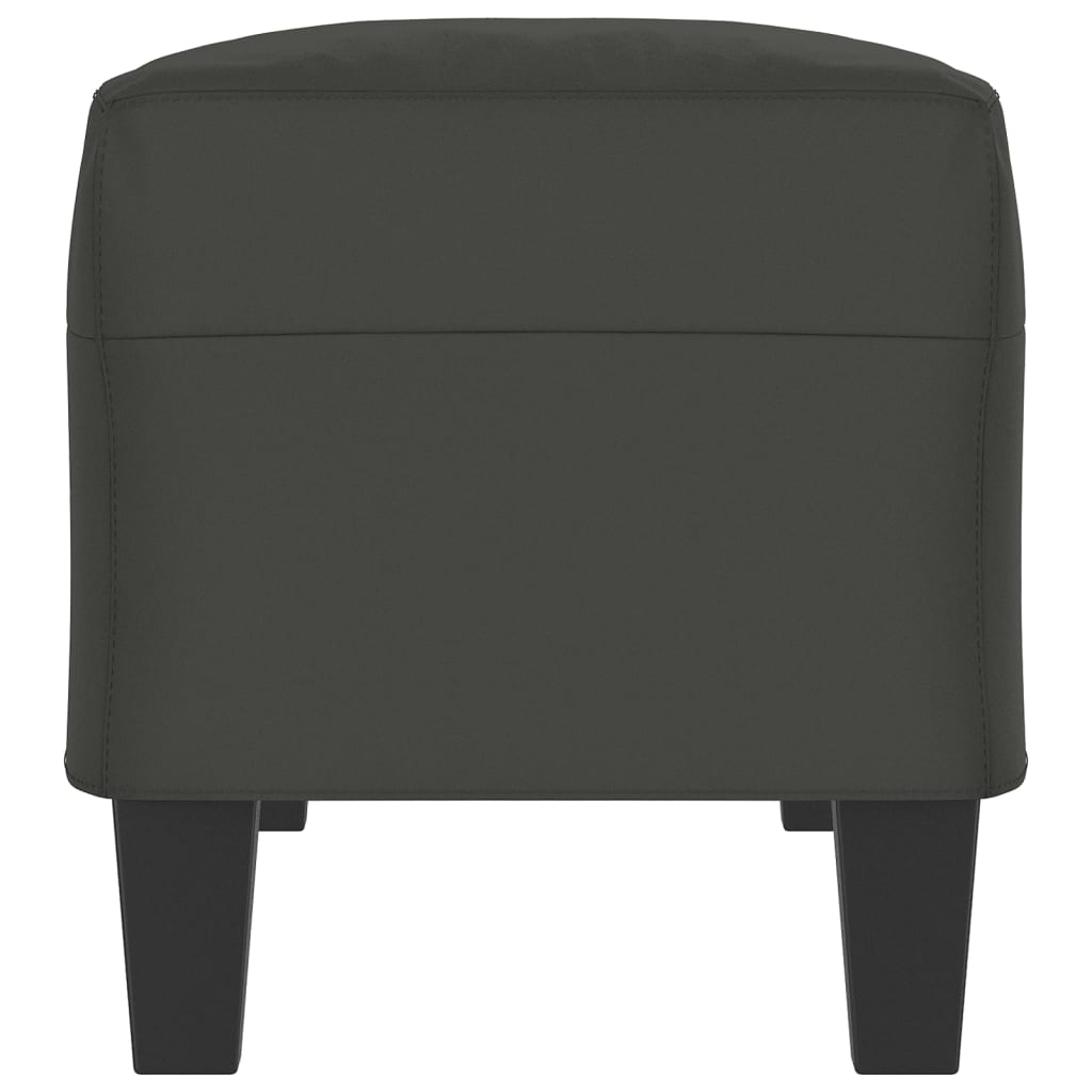 Sitzbank Hellgrau 70x35x41 cm Mikrofasergewebe