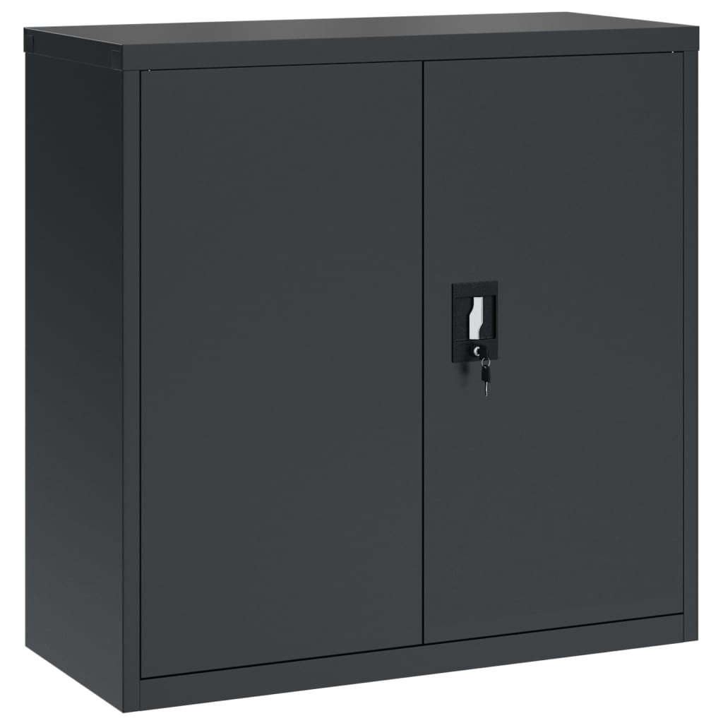 Aktenschrank Weiß 90x40x110 cm Stahl