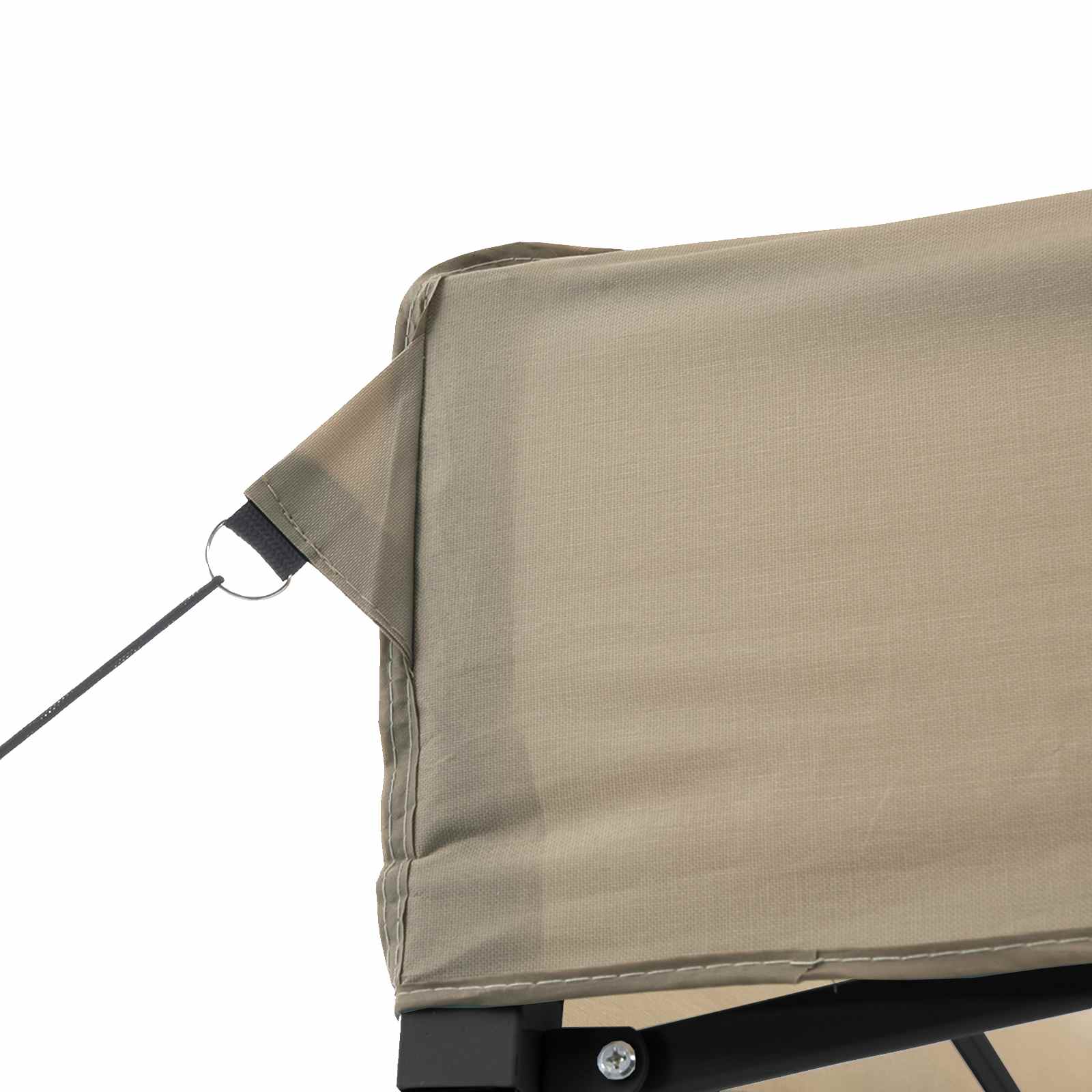 Partyzelt Faltbar Pop-Up Schwarz 200x200x306 cm