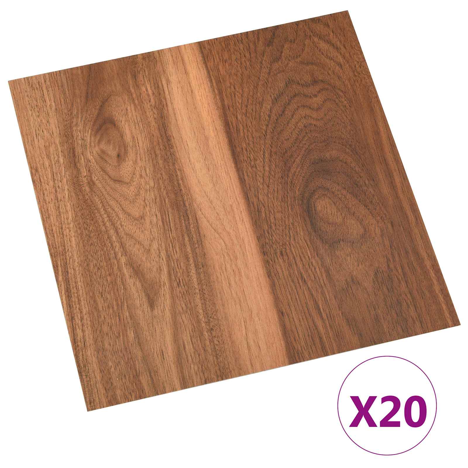 Selbstklebende Bodenplanken 30,5 x 30,5 cm 20 pcs PVC Betongrau