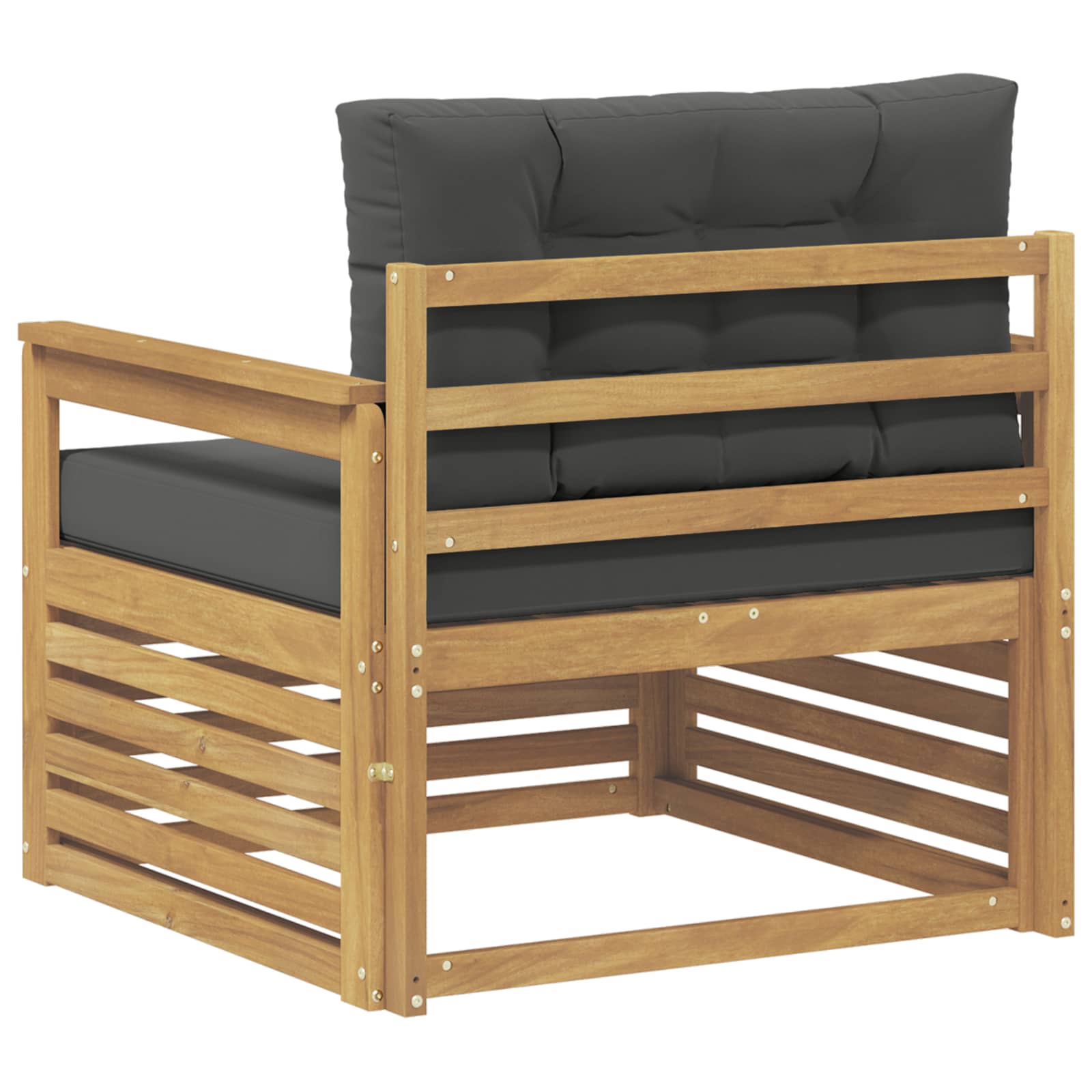 2 Stück Outdoor-Sofa Natur
