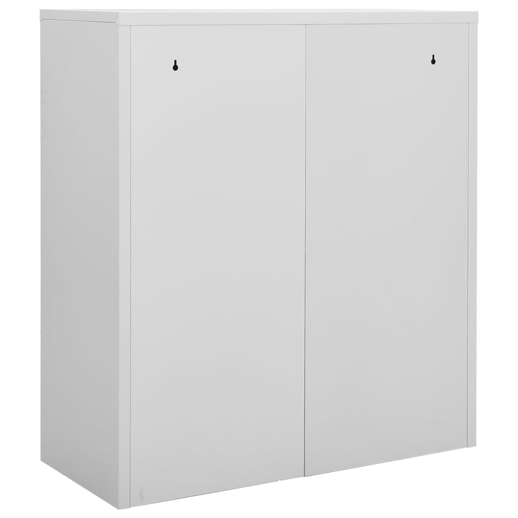 Büroschrank mit Pflanzkasten Anthrazit 90x40x125 cm Stahl