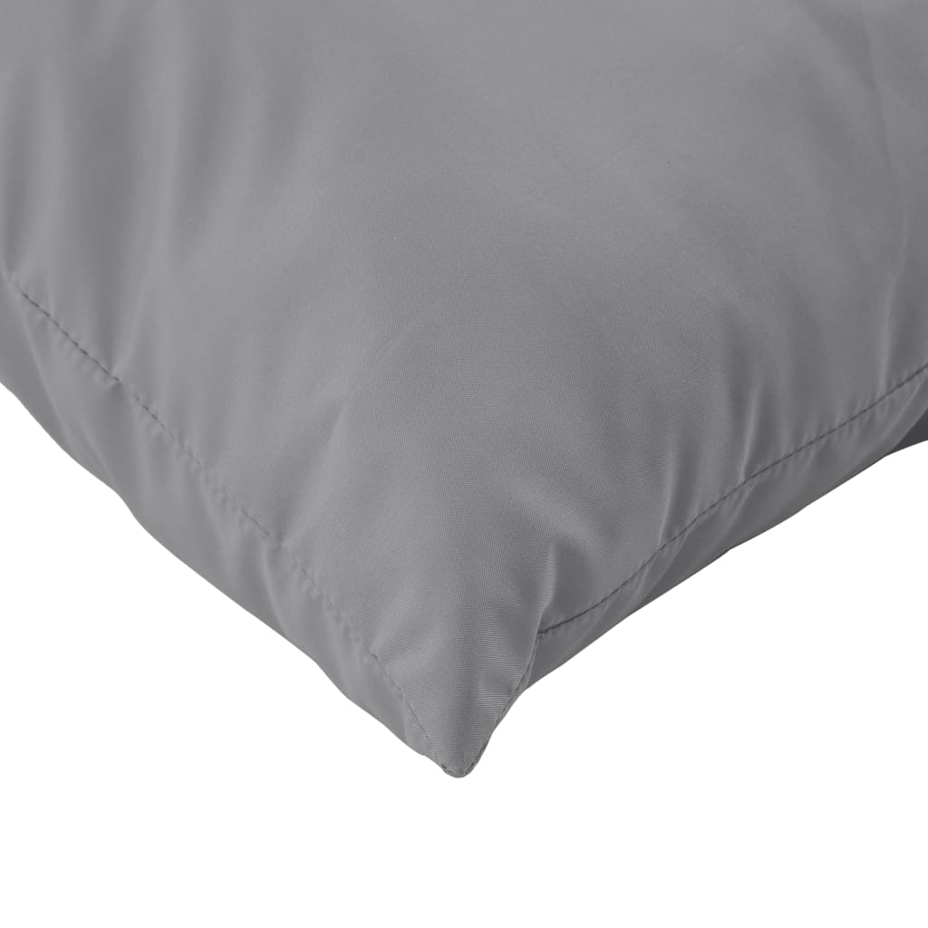 Palettenkissen 3-tlg. Taupe Stoff