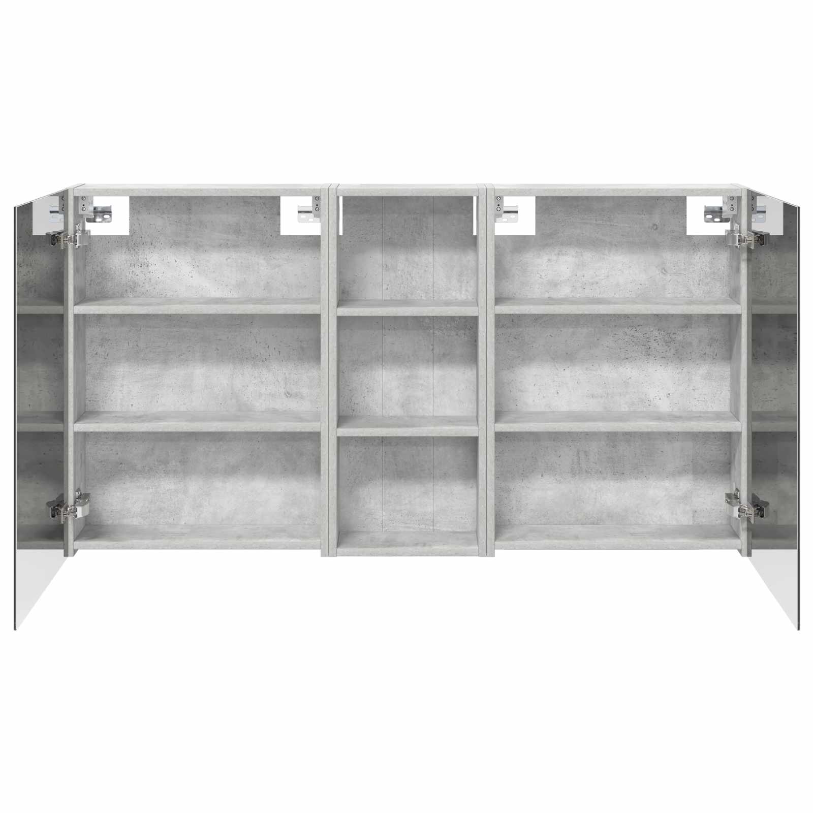 Badezimmerschrank-Set 3 pcs 80 x 10,5 x 50 cm Holzwerkstoff
