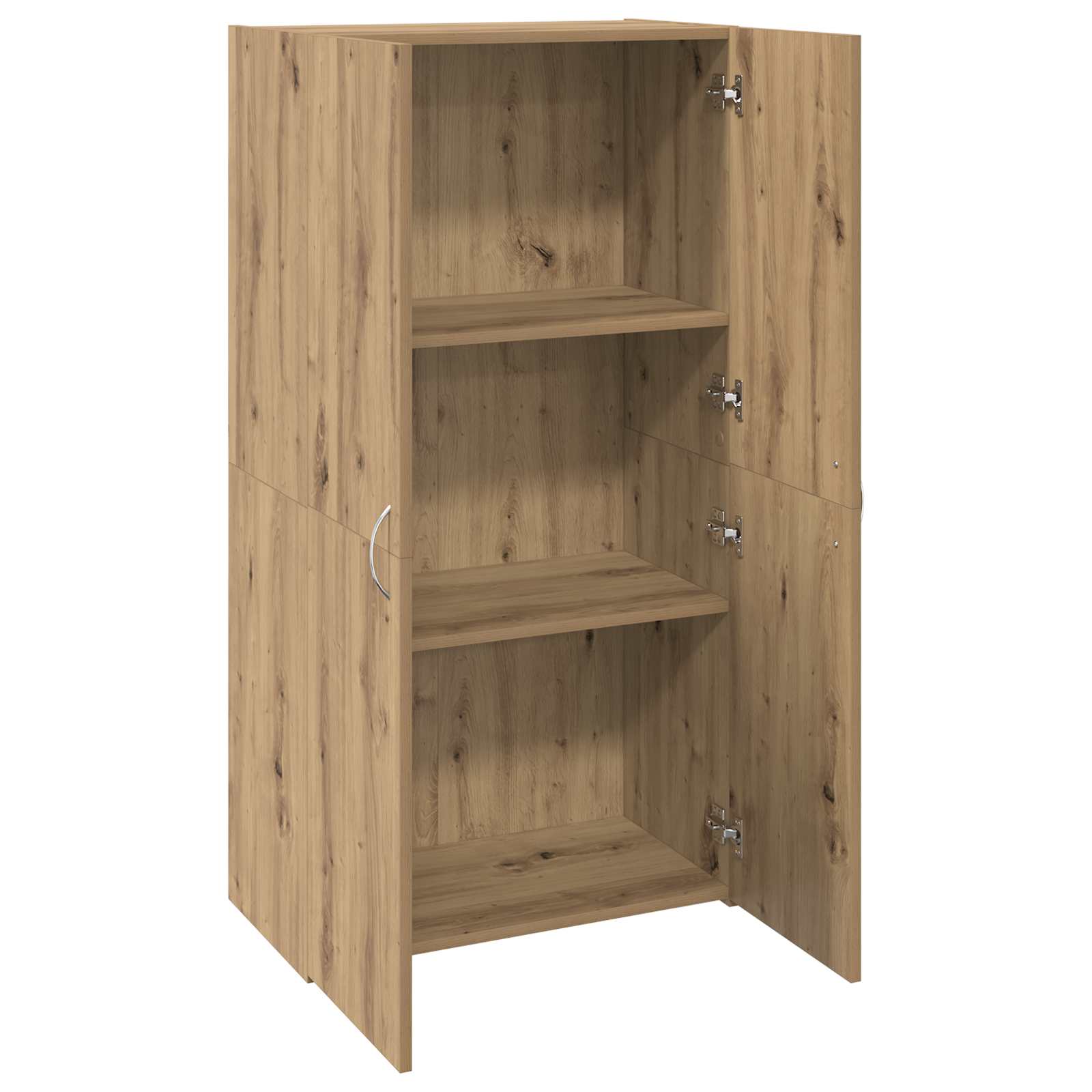 Aktenschrank Weiß 60x32x153 cm Holzwerkstoff