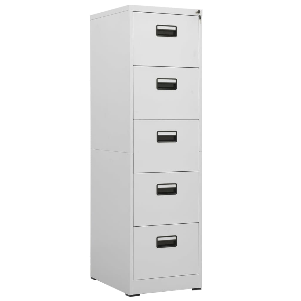 Aktenschrank Weiß 46x62x72,5 cm Stahl