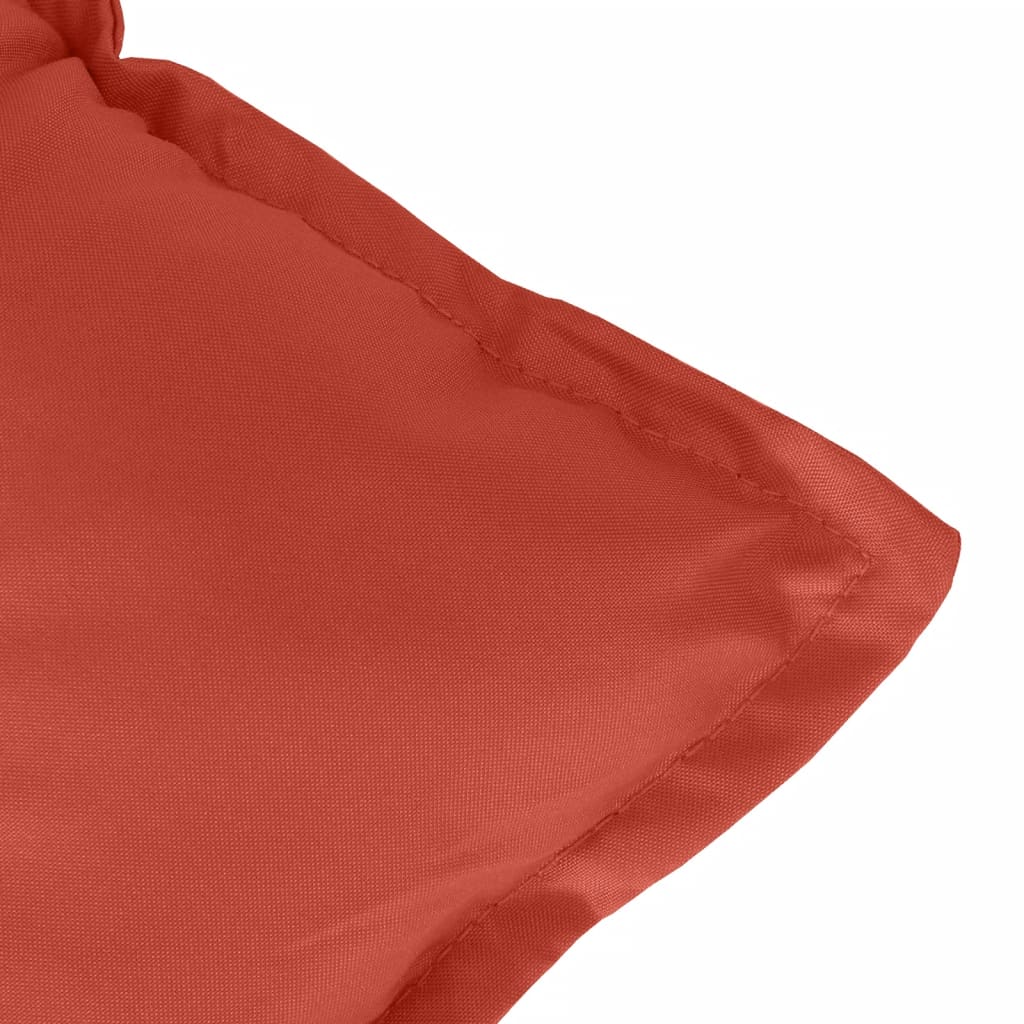 Niedriglehner-Auflagen 2 Stk Melange Anthrazit 100x50x7cm Stoff