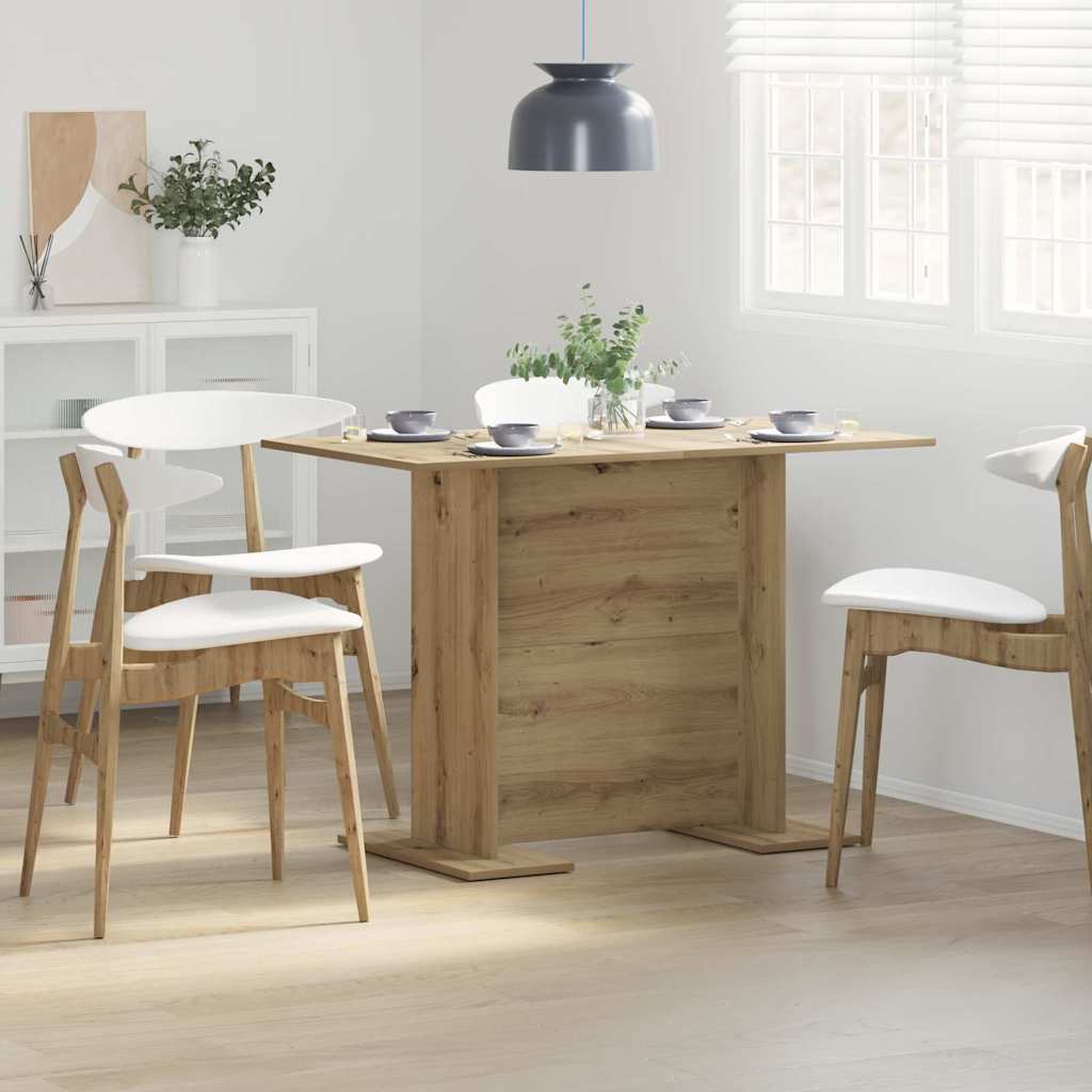 Esstisch Weiß 110x60x75 cm Holzwerkstoff