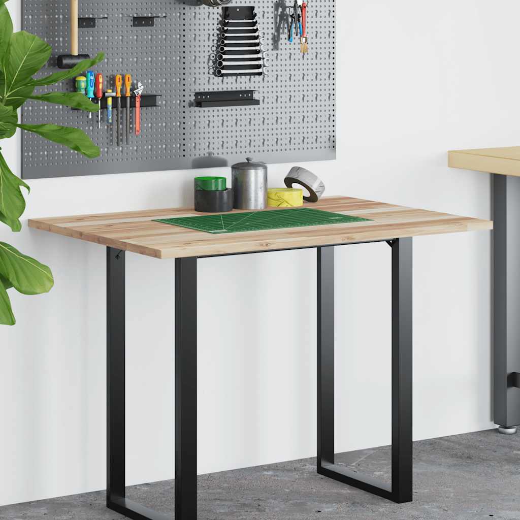 Schreibtischplatte Unbehandelt 60x50x2 cm Massivholz Akazie