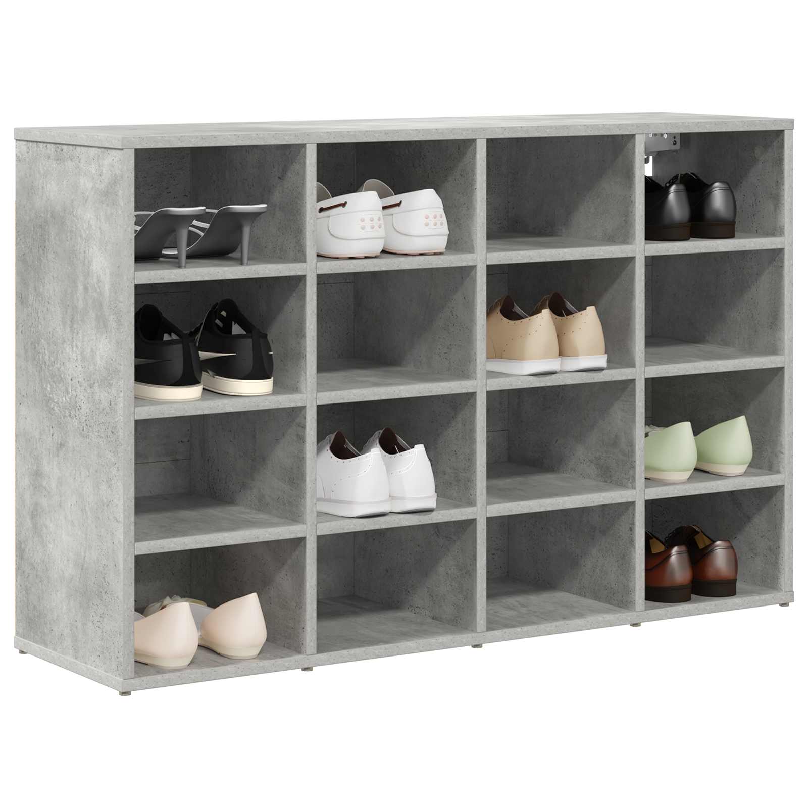 Schuhregale 2 Stk. Weiß 52,5x30x50 cm