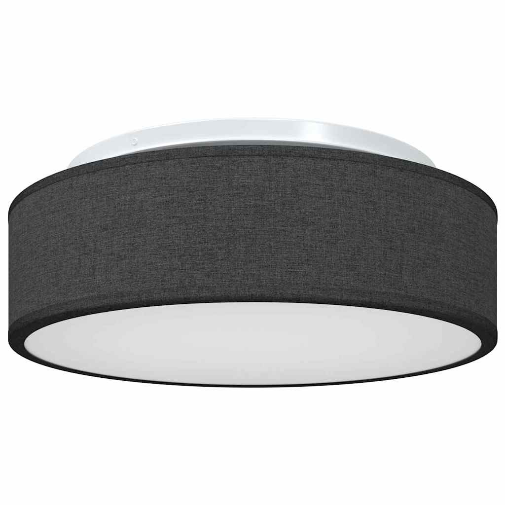 Deckenlampe mit Strahlern Schwarz 30 x 30 x 13,5 cm Stoff