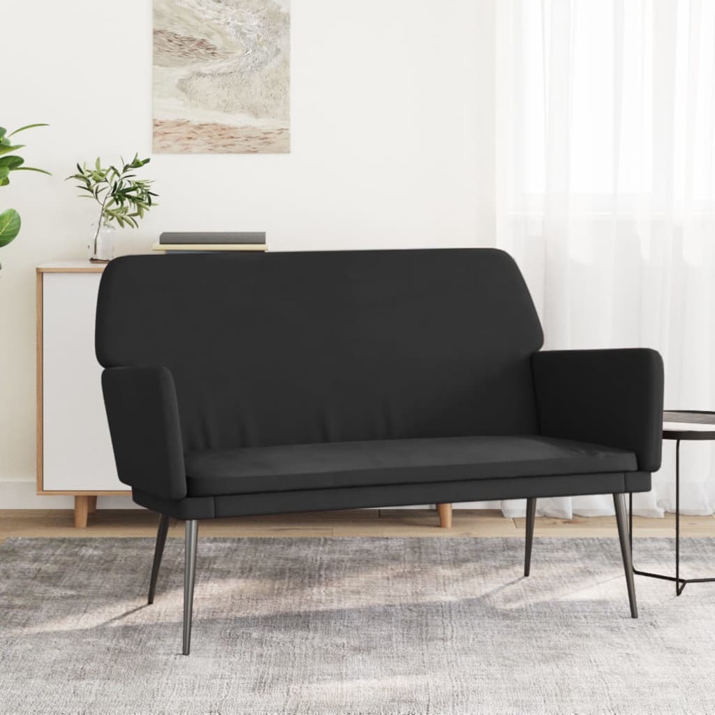 Sitzbank Dunkelgrün 108x79x79 cm Samt