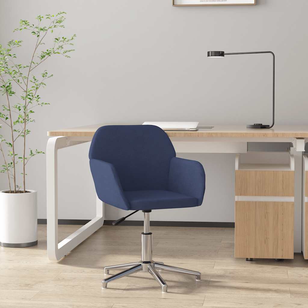 Bürostuhl Drehbar Creme Stoff