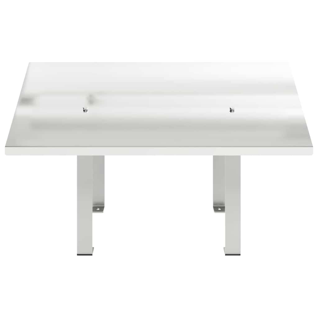 Kaminhaube Silber 40 x 40 x 37,5 cm Edelstahl