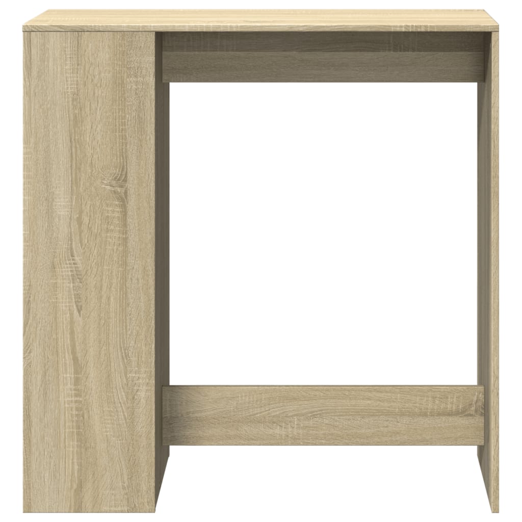 Bartisch Schwarz Eichen-Optik 101 x 40 x 103,5 cm Holzwerkstoff