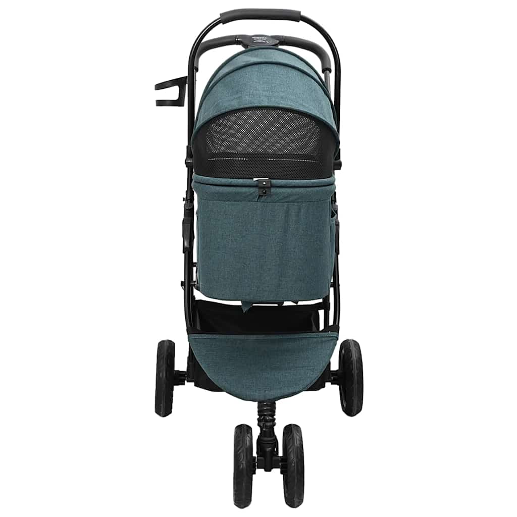 Faltbarer Haustierwagen Rosa 81 x 47 x 99 cm Polyester