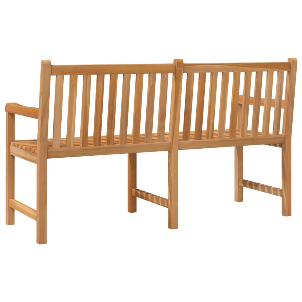 Gartenbank 114 cm Massivholz Teak