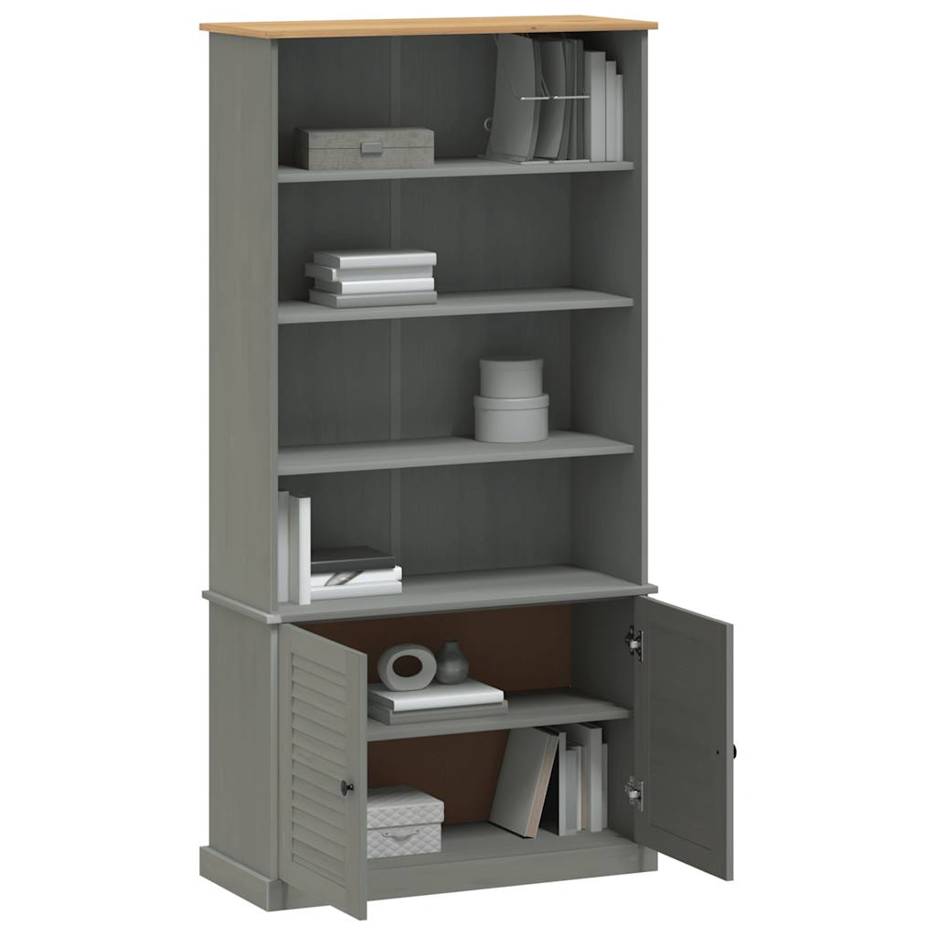 Bücherregal VIGO Weiß 85x35x170 cm Massivholz Kiefer